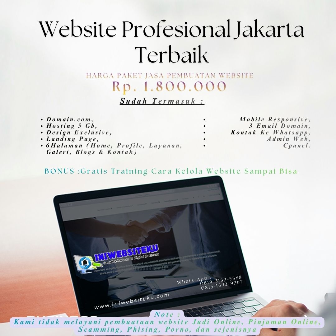 Website Profesional Jakarta Terbaik