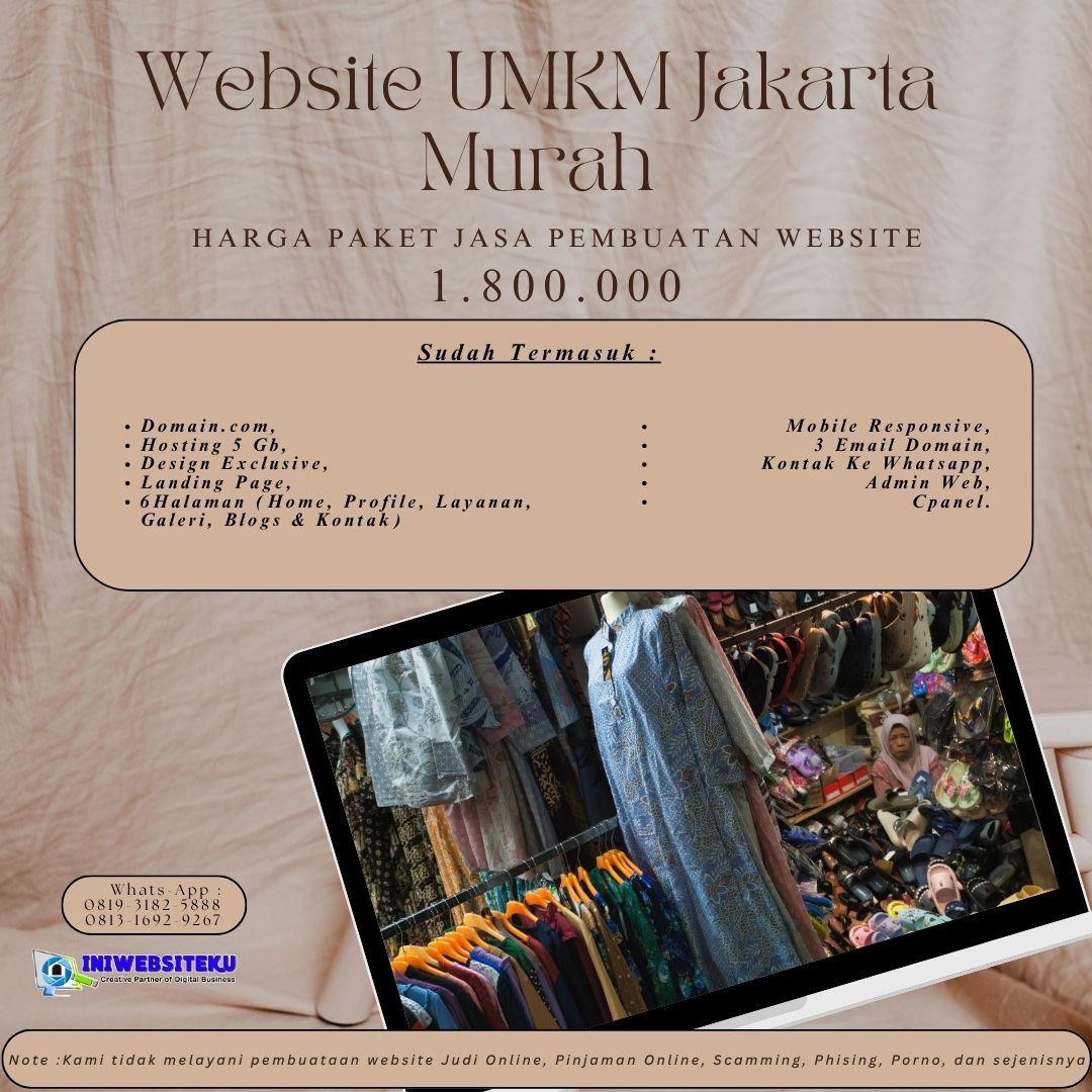Website UMKM Jakarta Murah