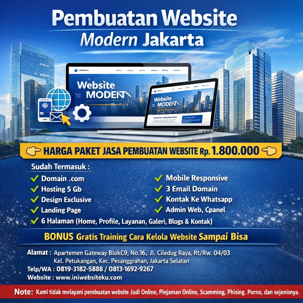 Pembuatan Website Modern Jakarta