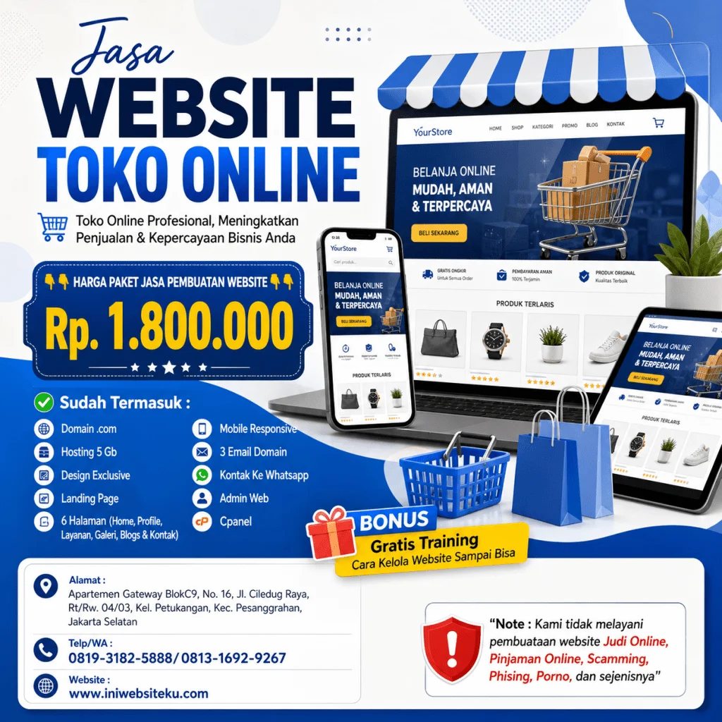Jasa Website Toko Online