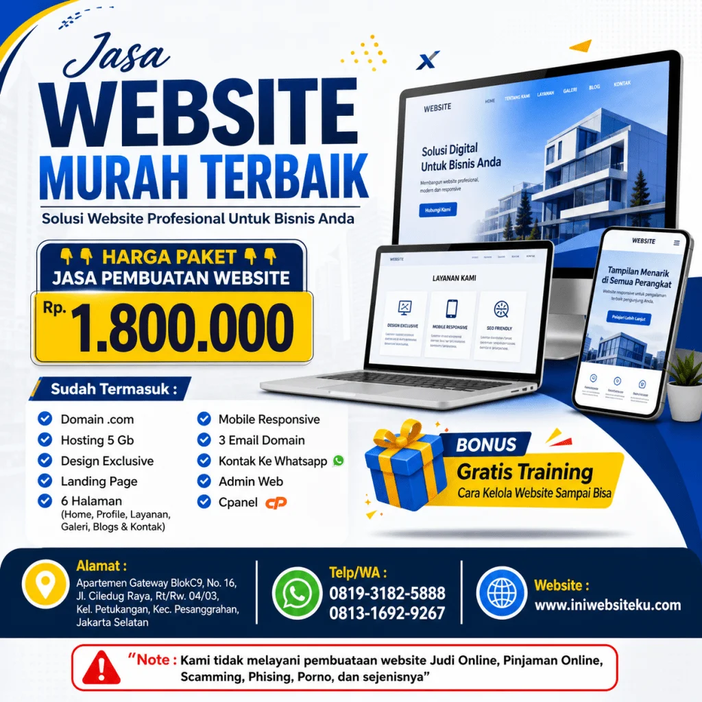 Jasa Website Murah Terbaik
