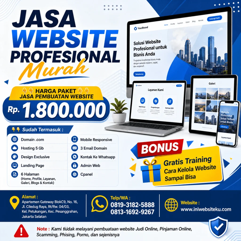Jasa Website Profesional Murah
